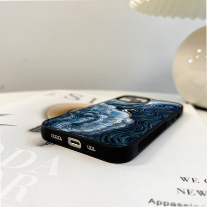 Thoughts in Waves Glass Case