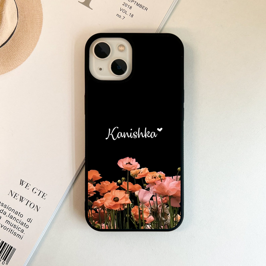 Garden Queen With Custom Name Glass Case