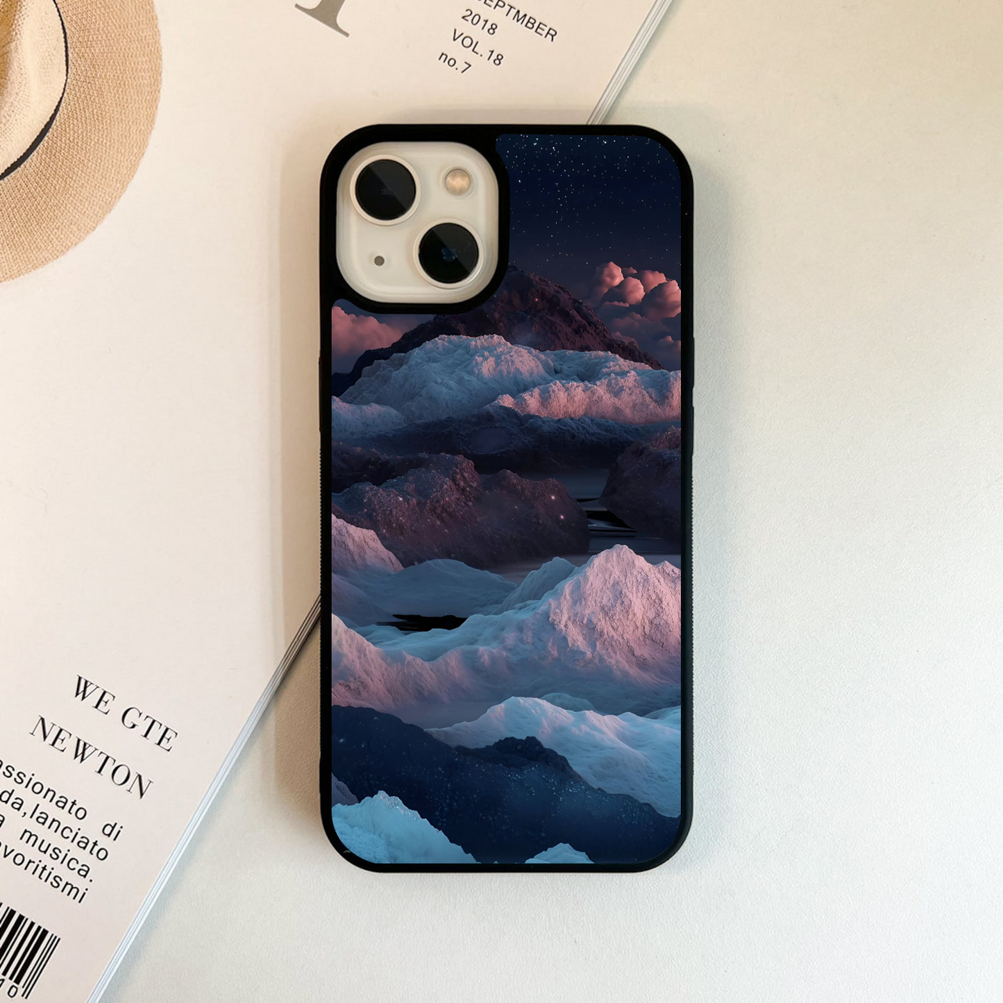 Galaxy Snow Peak Glass Case