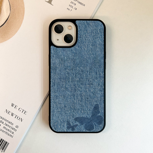 Denim Flight Bloom Glass Case