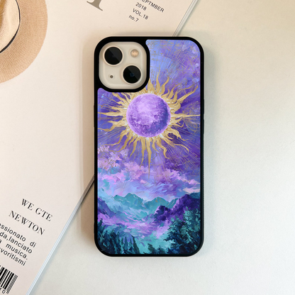 Golden Twilight Realm Glass Case