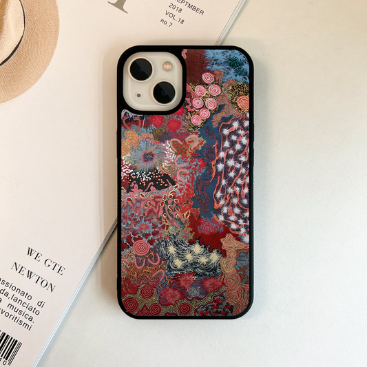 Woven Earth Pulse Glass Case