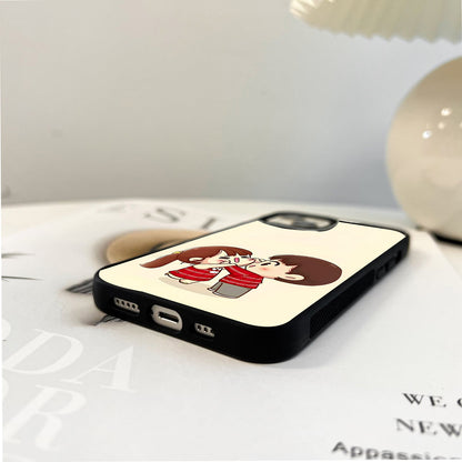 Cute Brother Trouble Glass Case