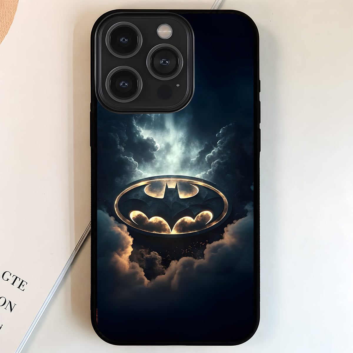 Batman Golden Signal Glass Case