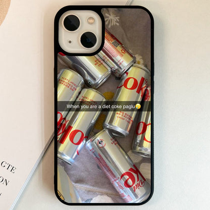 Diet Coke Paglu Glass Case