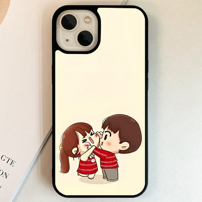 Cute Brother Trouble Glass Case