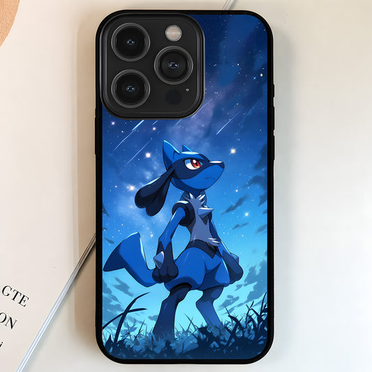 Pokemon Lucario Stargazing Glass Case