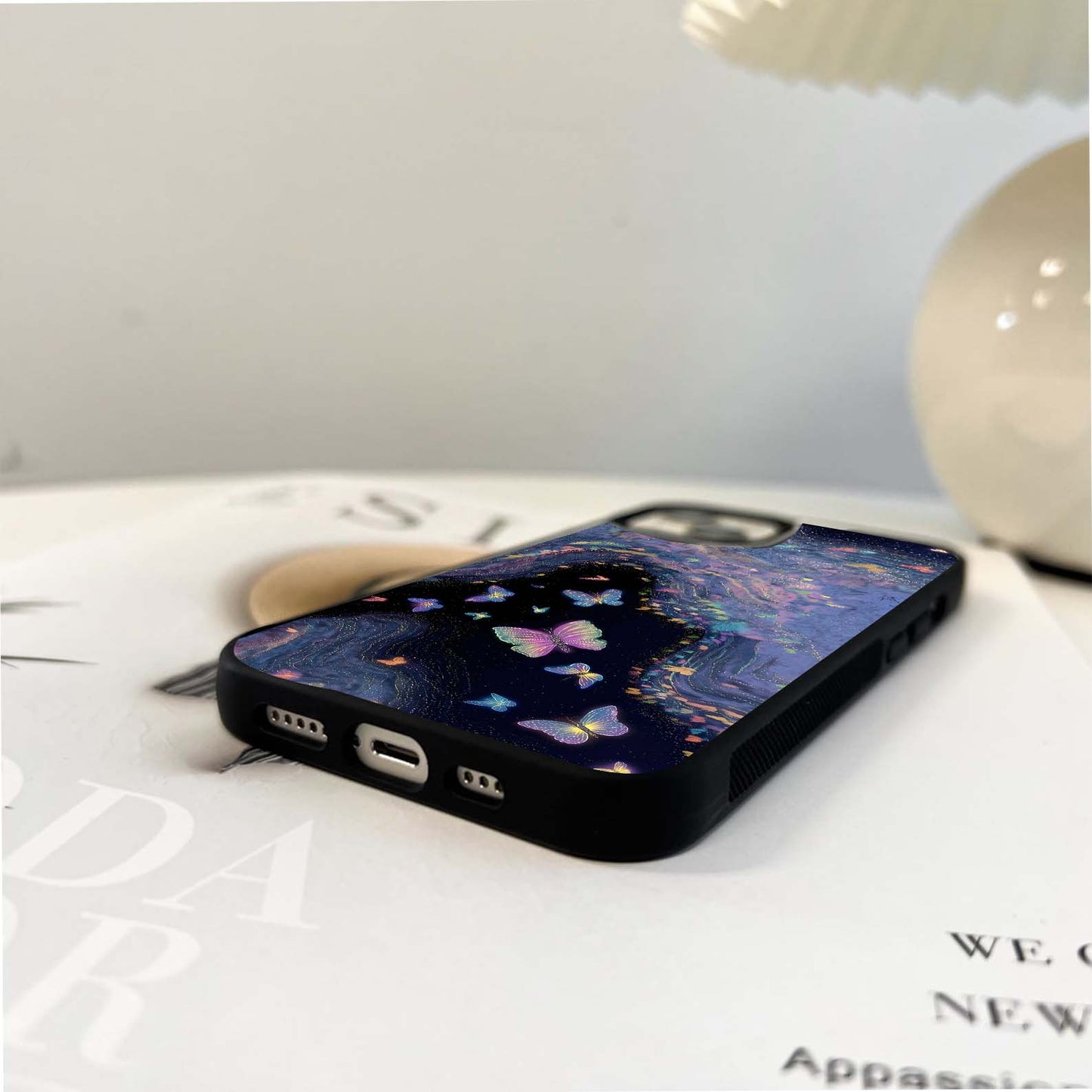 Butterfly Stardust Whispers Glass Case