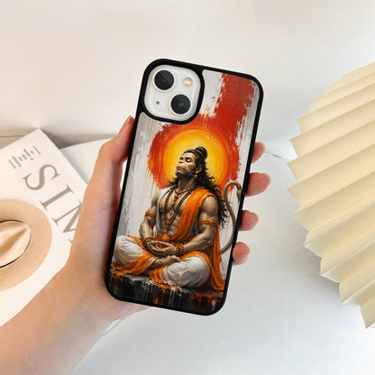 Hanuman Heal Grow Manifest Glass Case