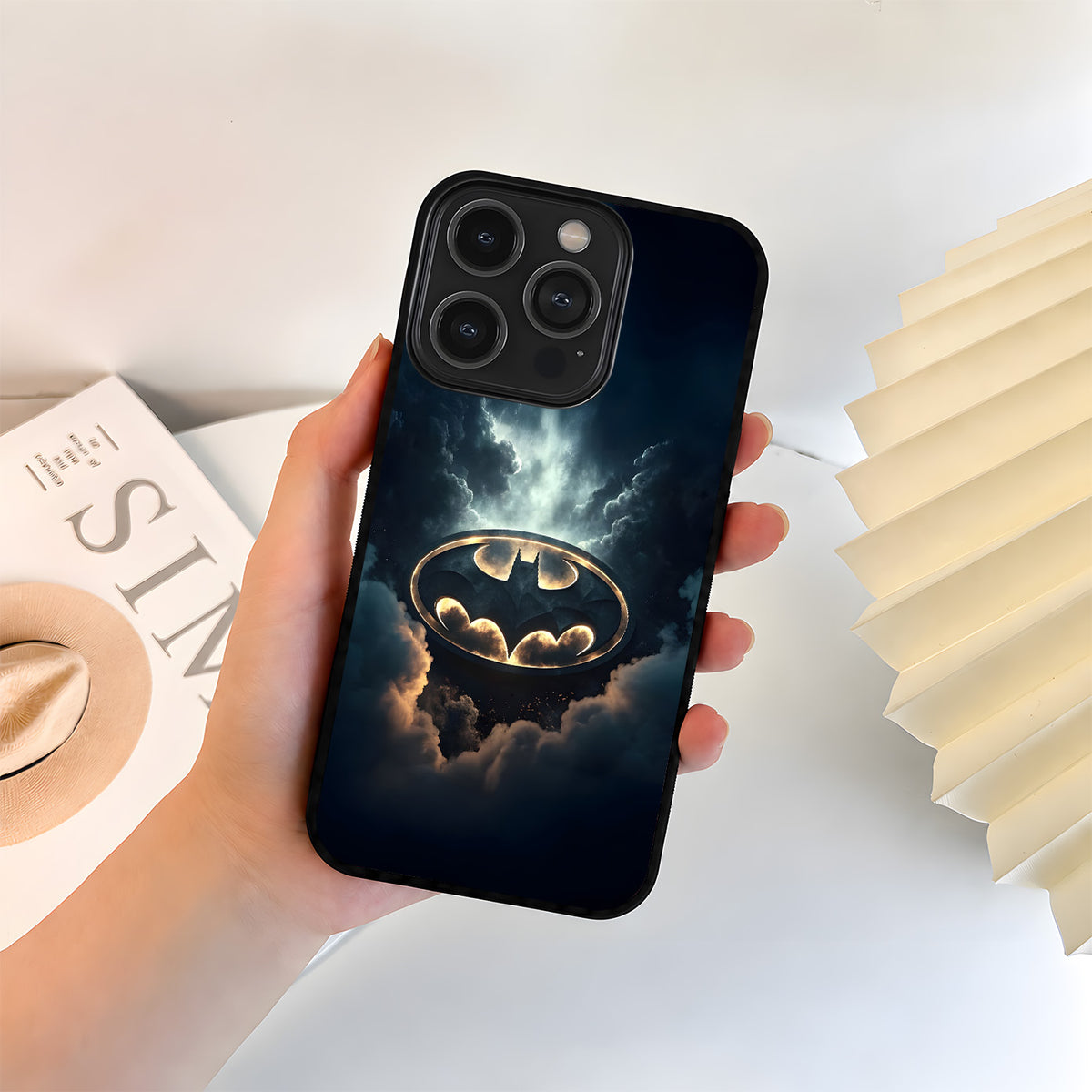 Batman Golden Signal Glass Case
