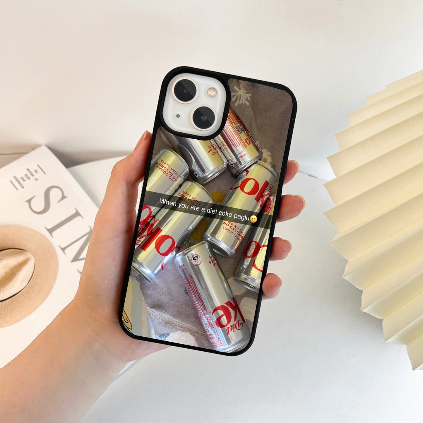 Diet Coke Paglu Glass Case