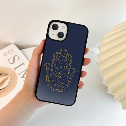 Hamsa Hand Glass Case