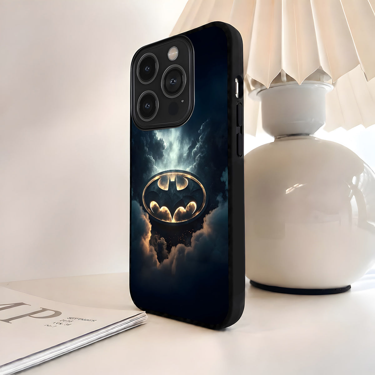 Batman Golden Signal Glass Case