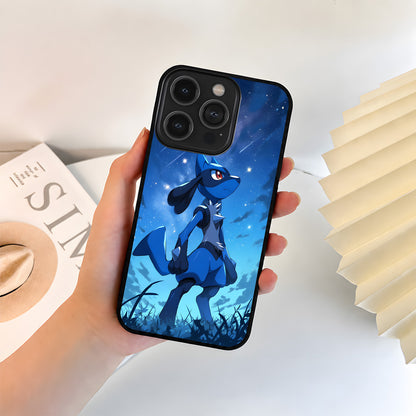 Pokemon Lucario Stargazing Glass Case