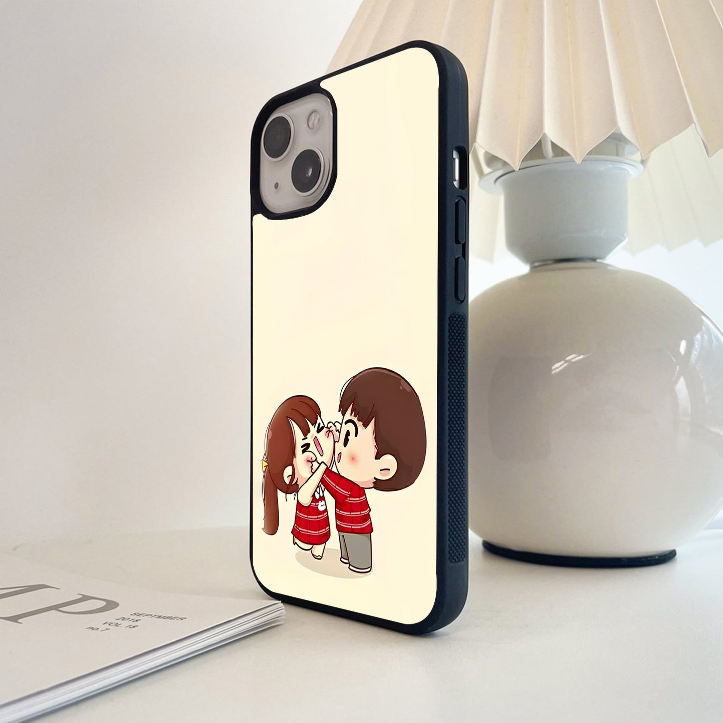 Cute Brother Trouble Glass Case