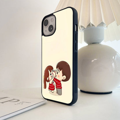 Cute Brother Trouble Glass Case