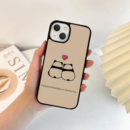 Panda Friends Glass Case