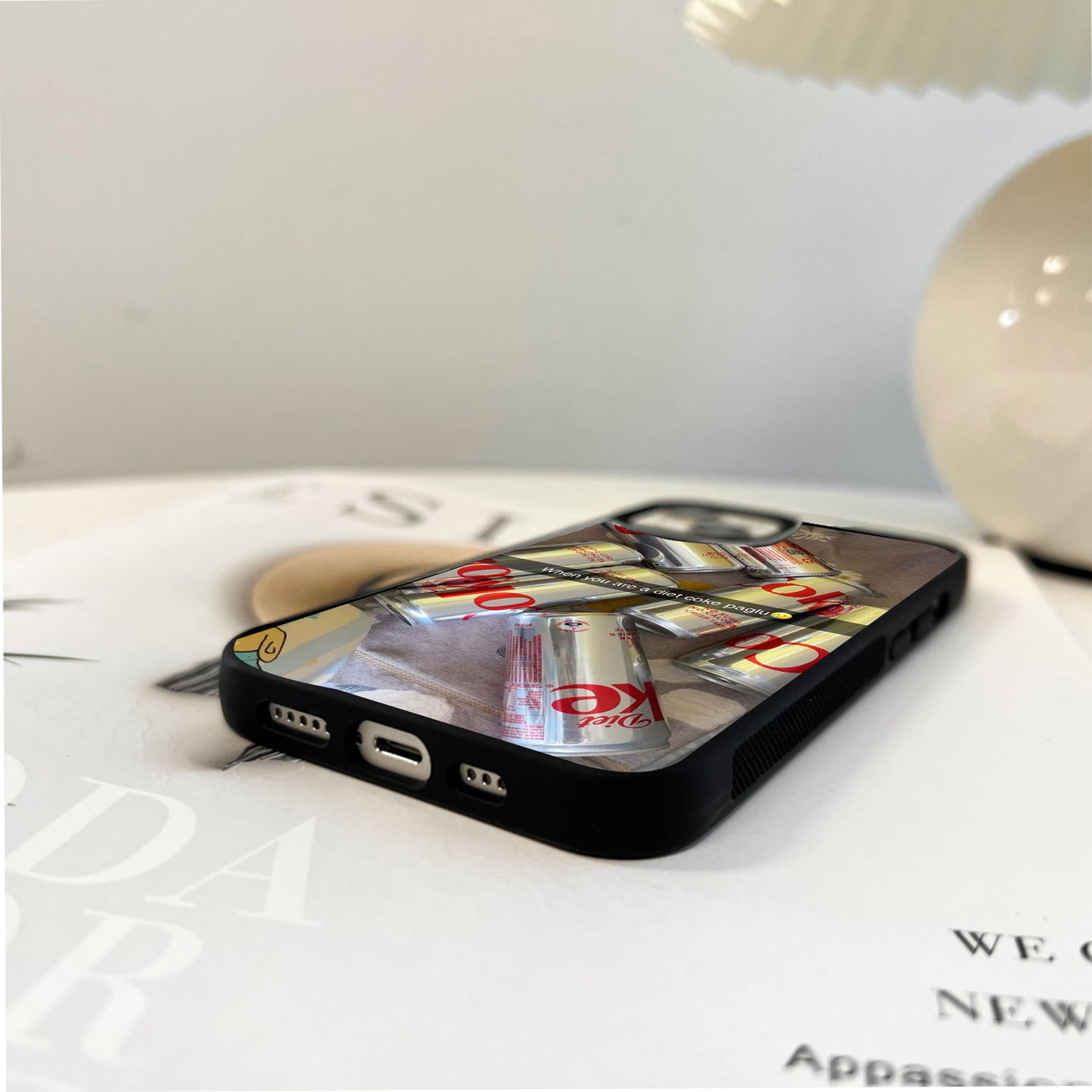 Diet Coke Paglu Glass Case