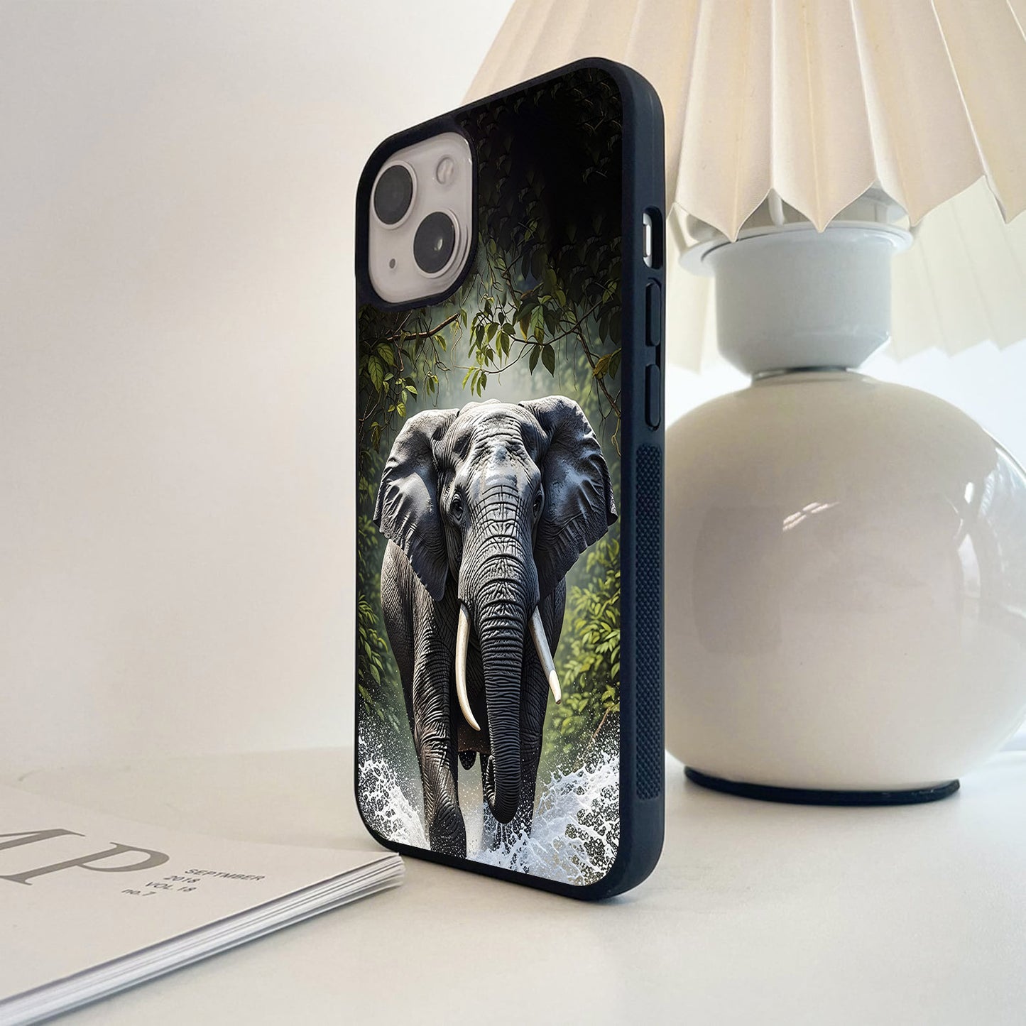 Golden National Tiger Glass Case