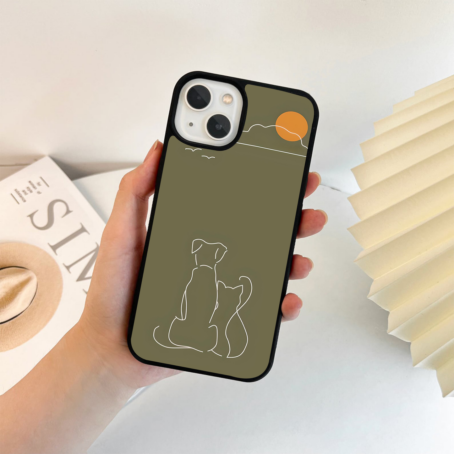 Best Buddies Glass Case