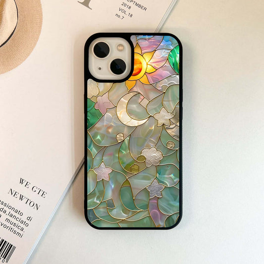 Stained Sunrise Glow Glass Case