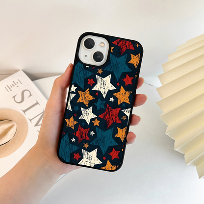 Regal Stars Pattern Glass Case