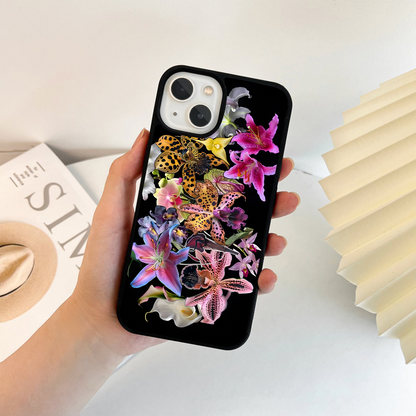 Blooming Orchid Fantasy Glass Case