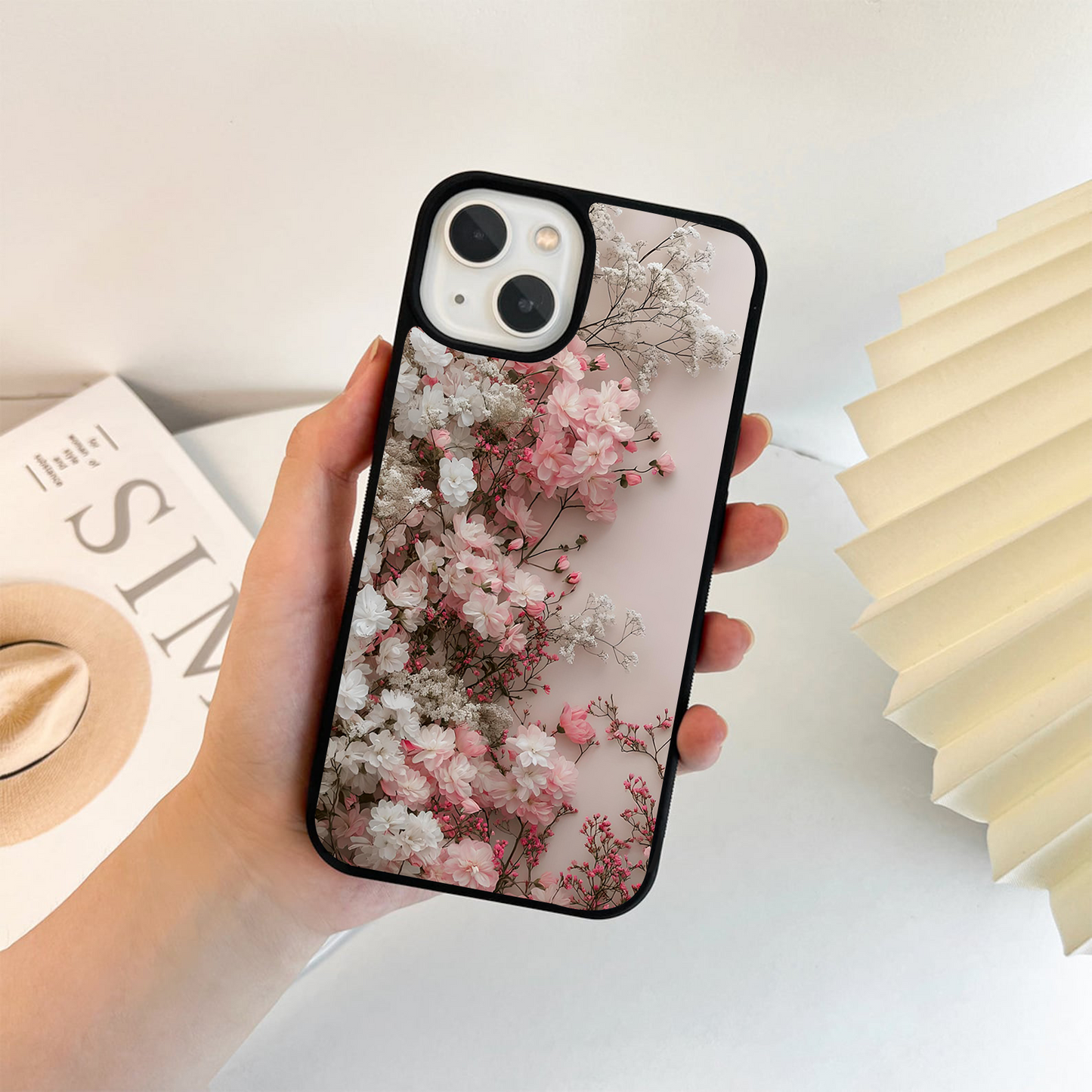 Blush Blossom Cloud Glass Case