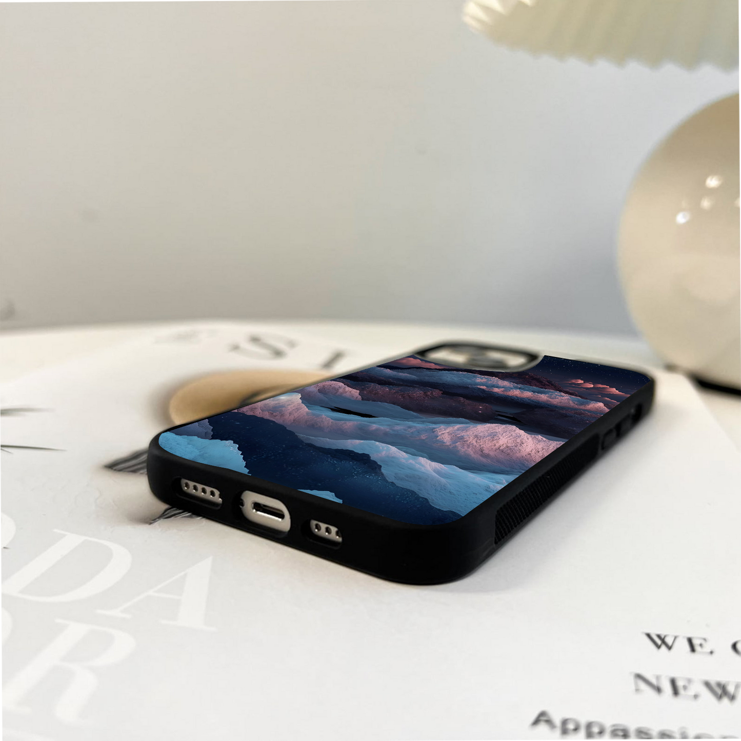 Galaxy Snow Peak Glass Case