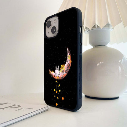 Starlit Bunny Moon Glass Case