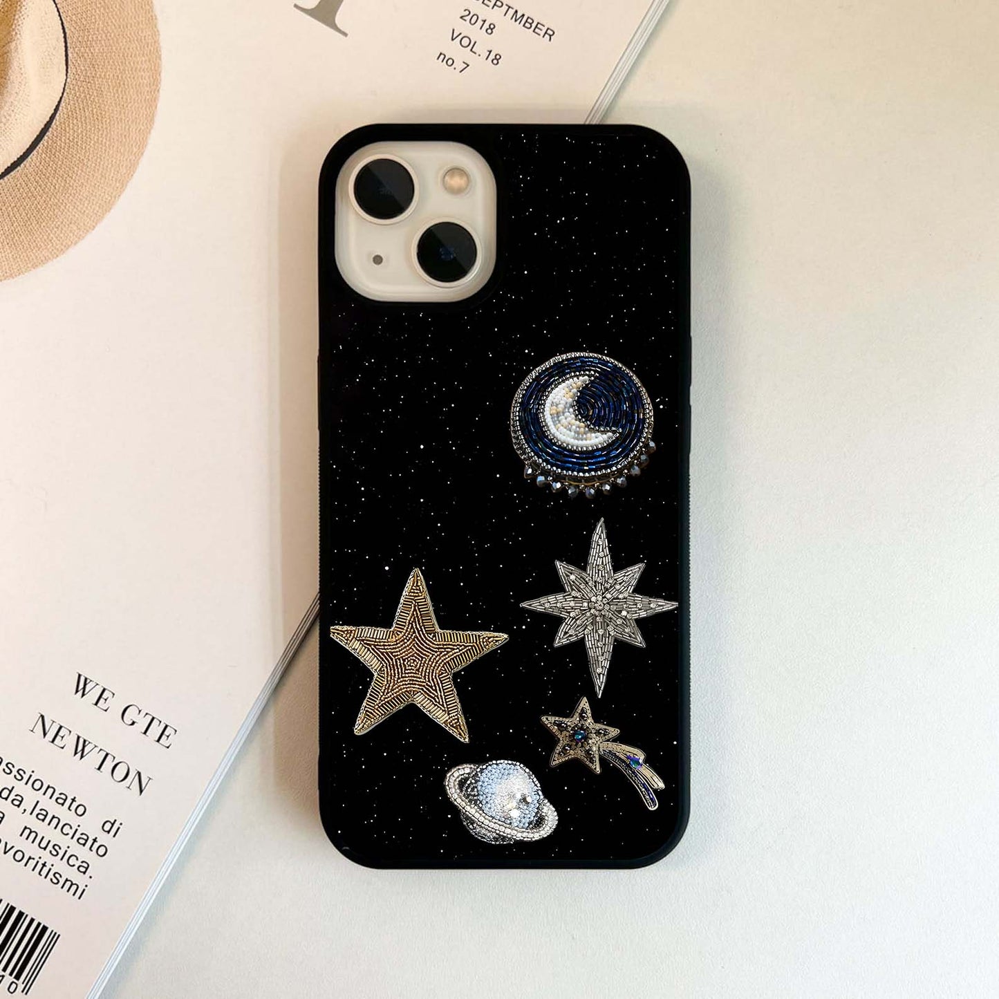 Starlit Cosmic Dreams Glass Case