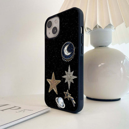 Starlit Cosmic Dreams Glass Case