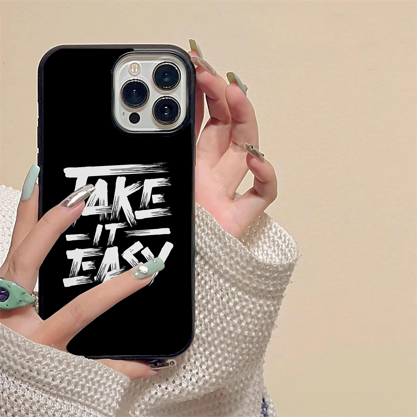 Take It Easy Pattern Glass Case