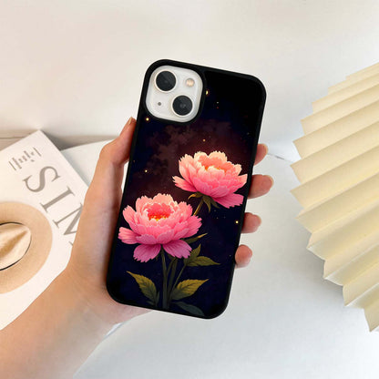 Starlit Peonies Lotus Glass Case