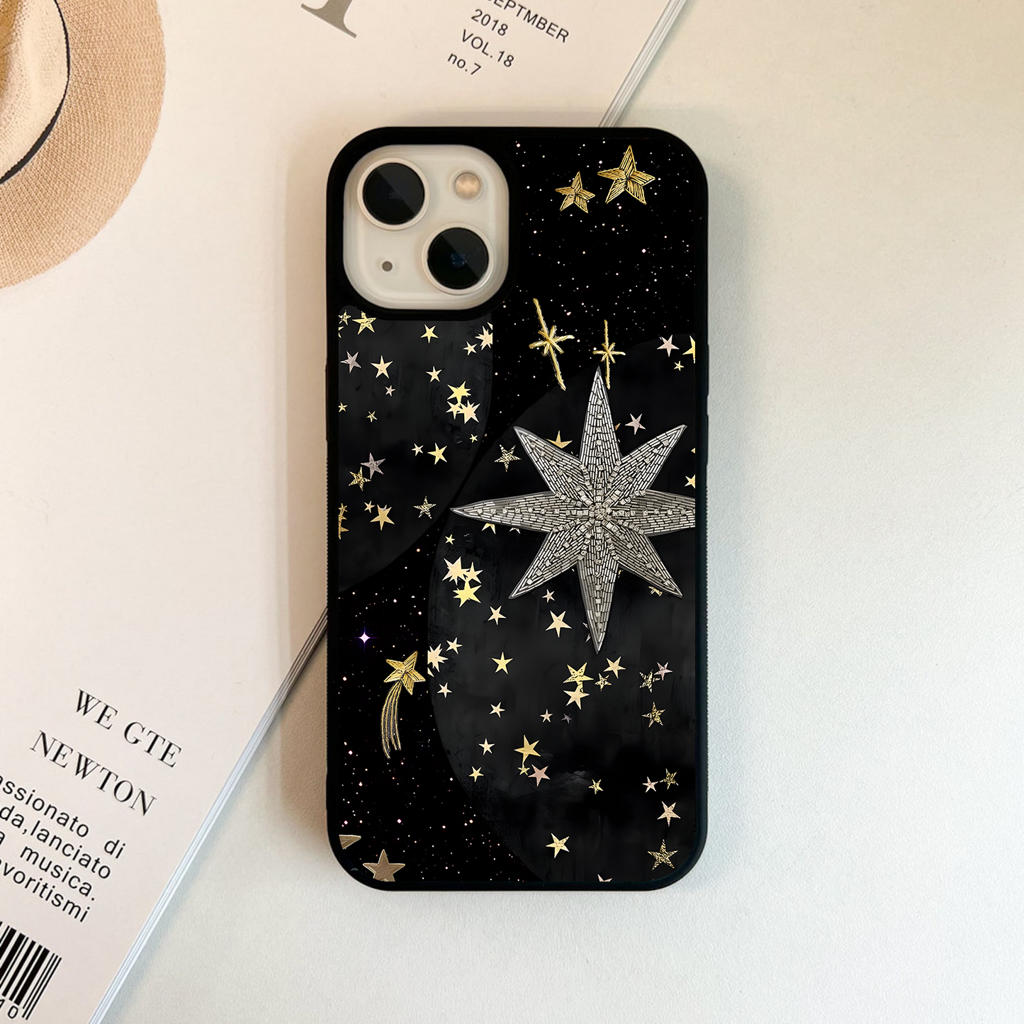 Golden Starlight Glow Glass Case