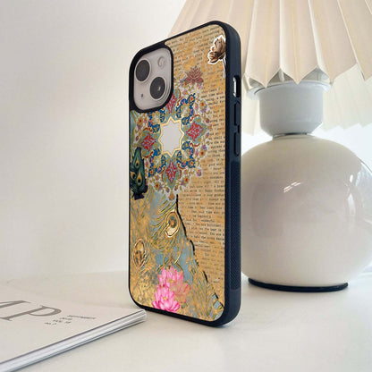 Sacred Bloom Aura Glass Case