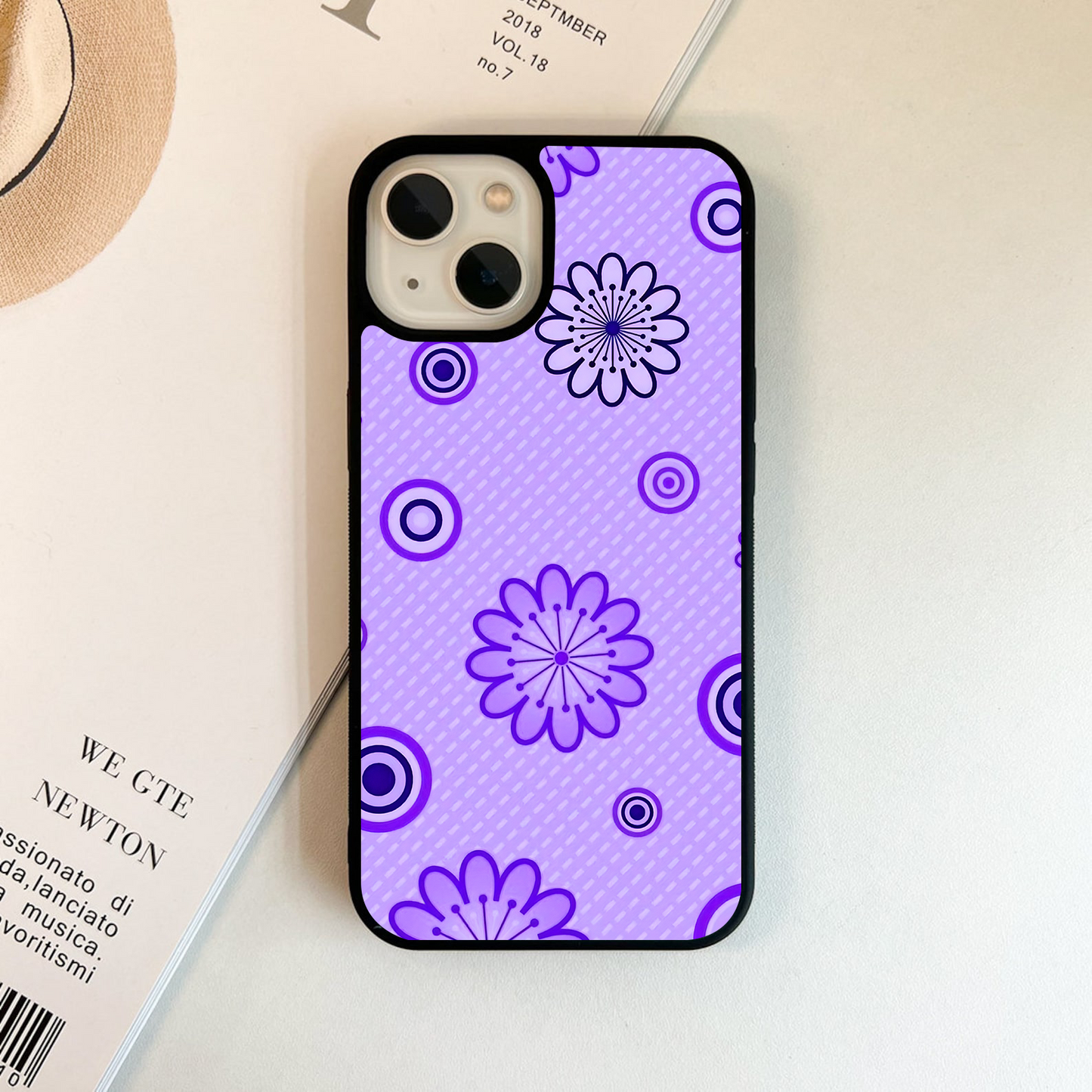 Retro Bloom Pop Glass Case