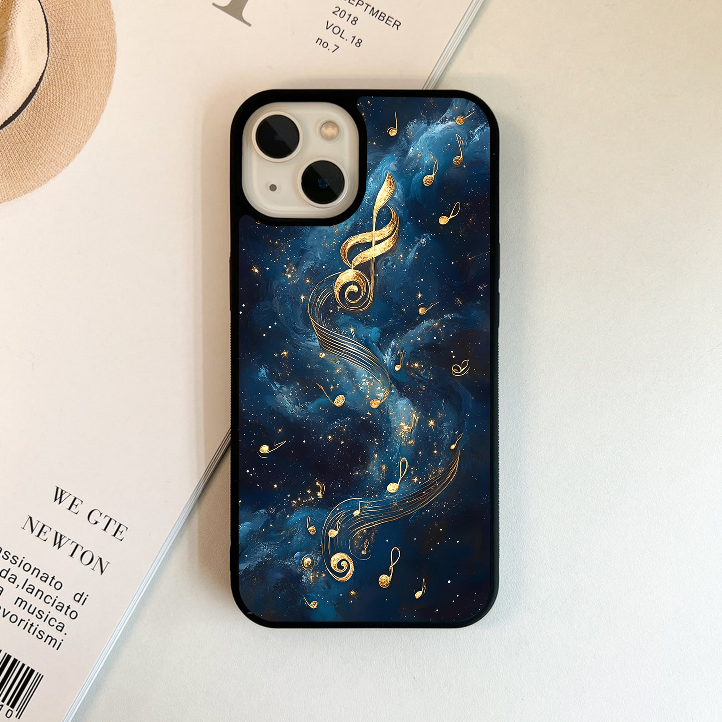 Golden Musical Sky Glass Case
