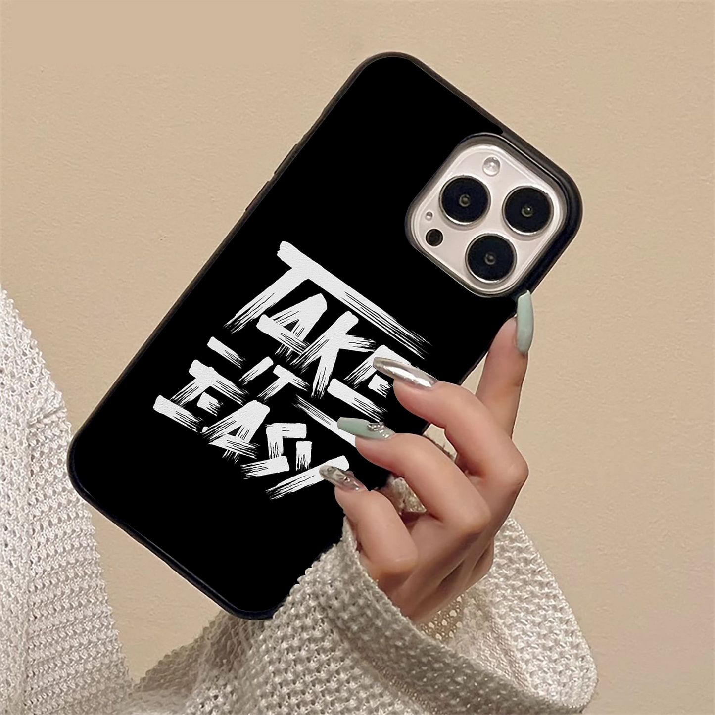 Take It Easy Pattern Glass Case