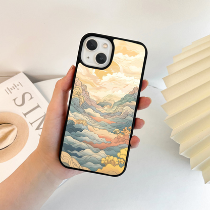 Mountainous Art Glass Case