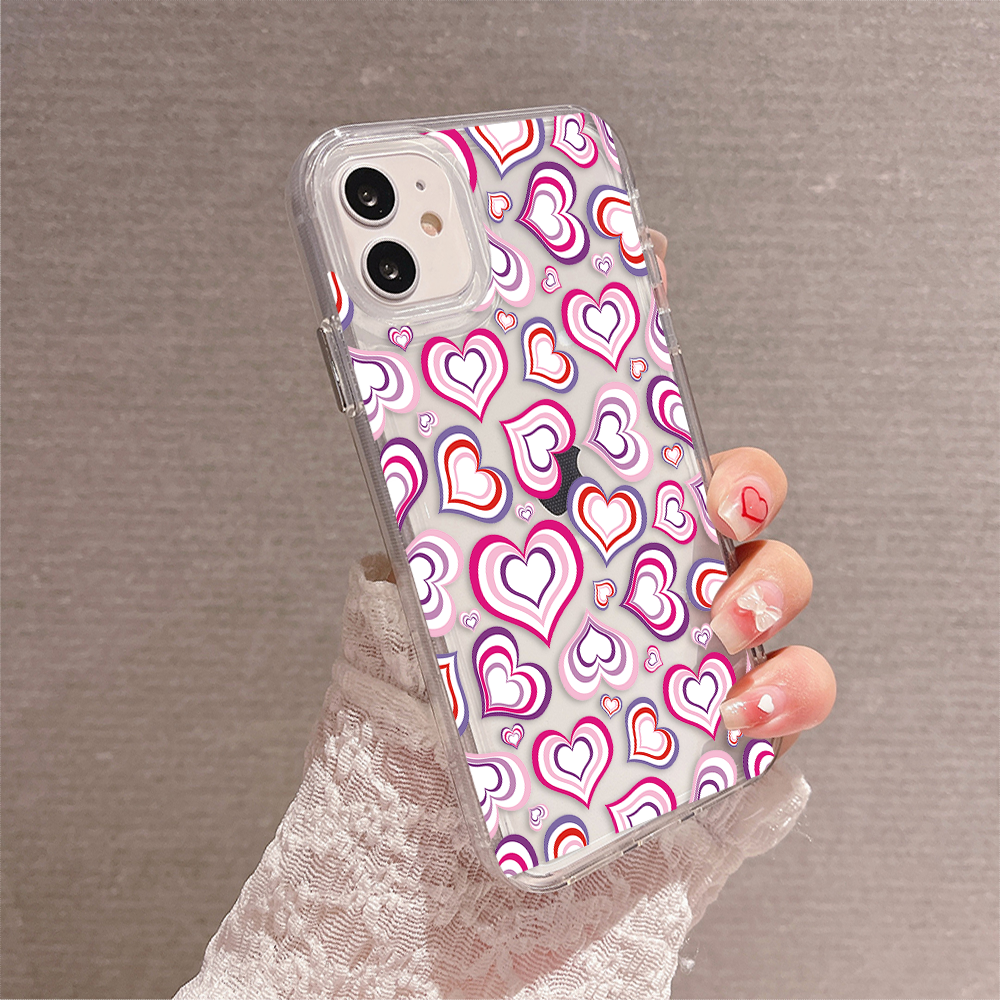 Vintage Love Wave Clear Silicon Cover