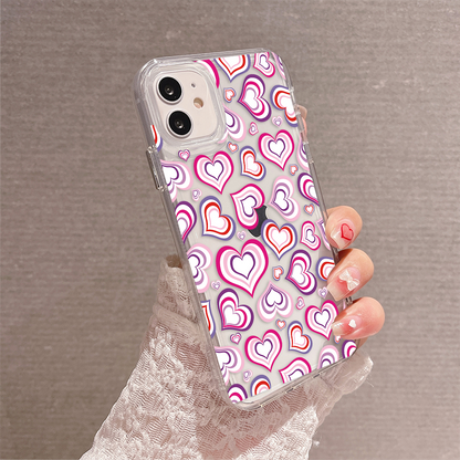 Vintage Love Wave Clear Silicon Cover