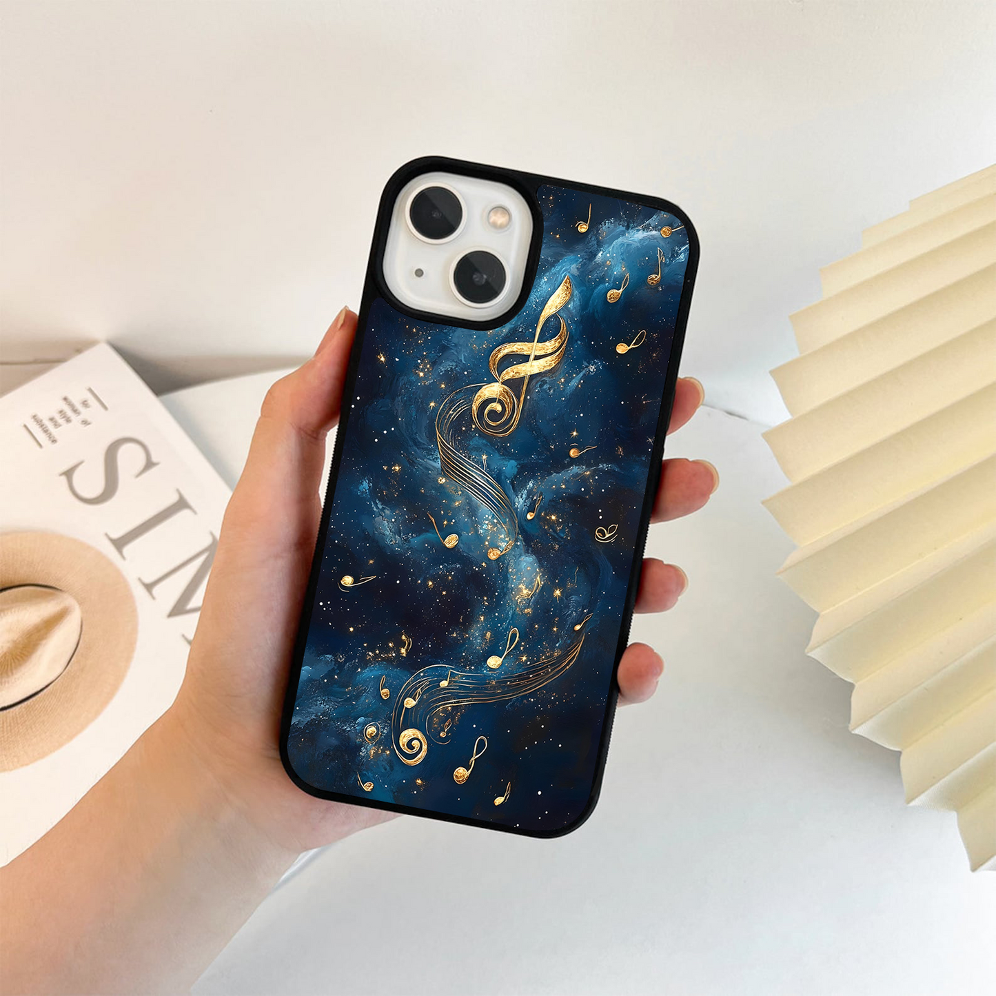 Golden Musical Sky Glass Case