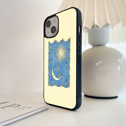 Cosmic Sun Mood Glass Case
