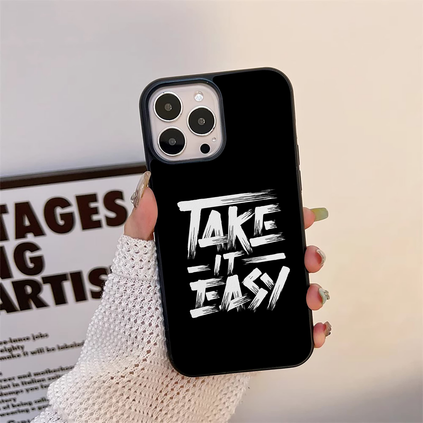 Take It Easy Pattern Glass Case