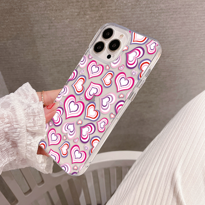 Vintage Love Wave Clear Silicon Cover