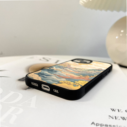 Mountainous Art Glass Case