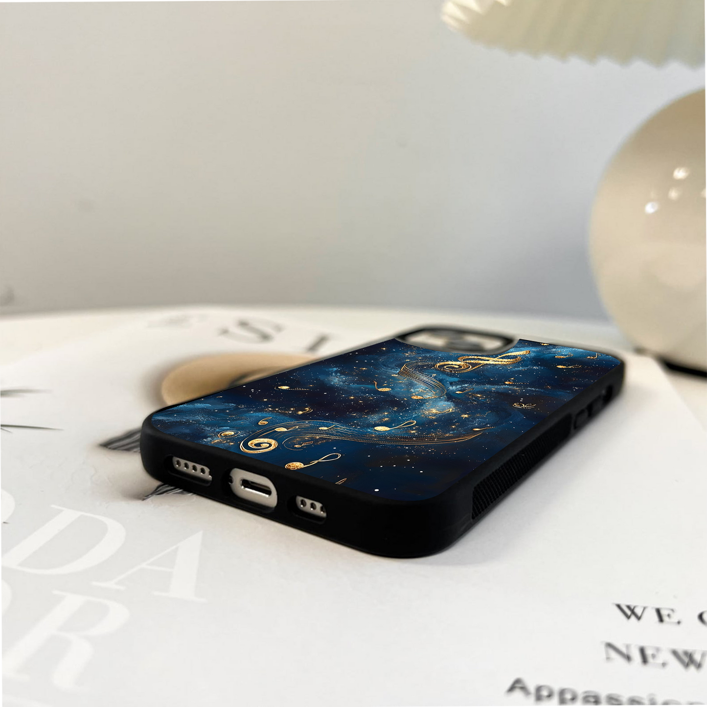 Golden Musical Sky Glass Case