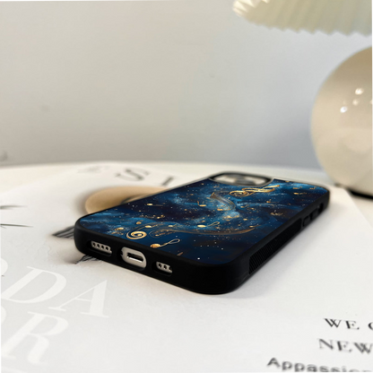 Golden Musical Sky Glass Case