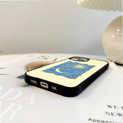 Cosmic Sun Mood Glass Case